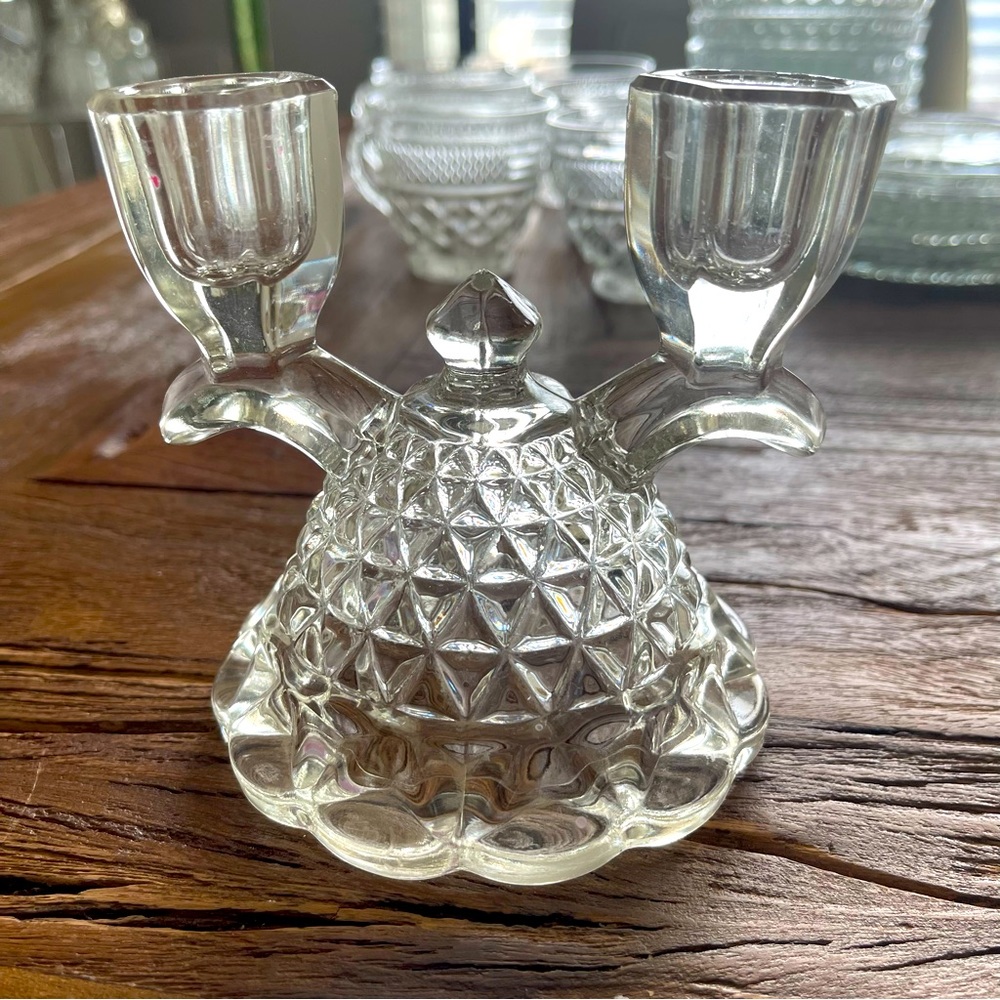 Rare Wexford Double Candlestick Light Holder
